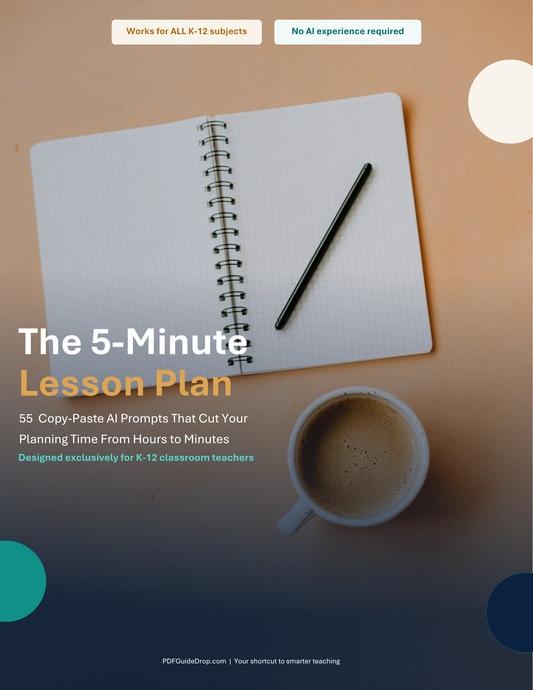 The 5-Minute Lesson Plan